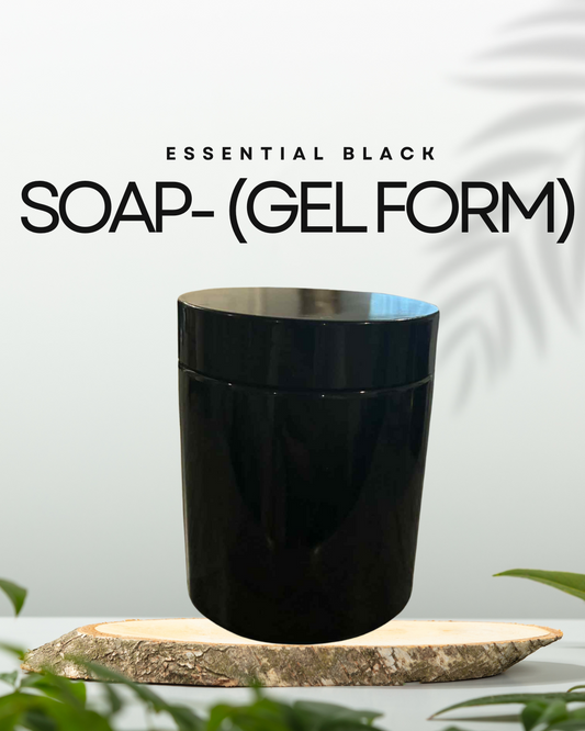 Essential Black Soap- (Gel form)