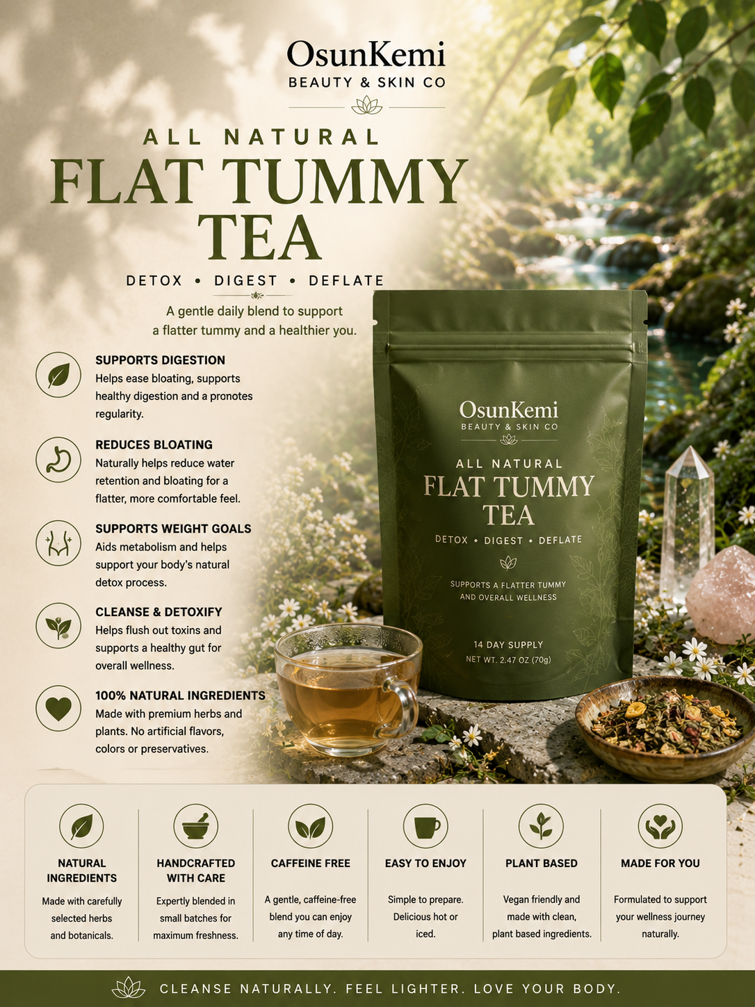 Flat Tummy Powder