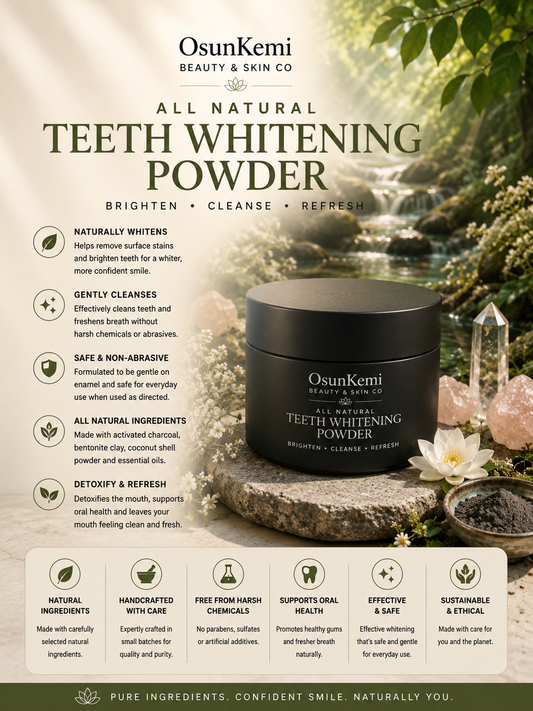 All Natural Teeth Whitening Powder
